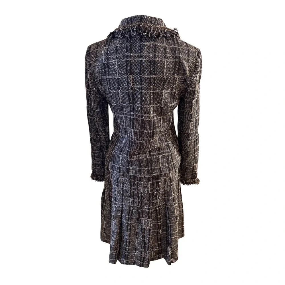 ST JOHN Collection‎ Tweed Skirt Jacket Suit Set Size 6